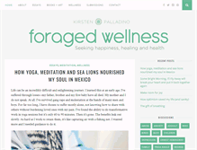 Tablet Screenshot of foragedwellness.com